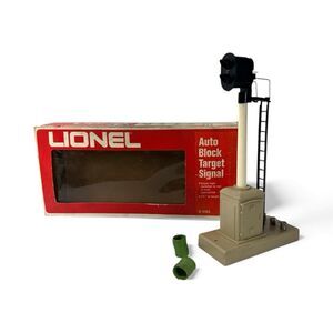 LIONEL 6-2163 AUTO BLOCK TARGET SIGNAL With Original Box #2